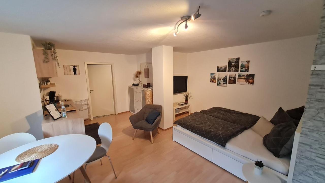 Schoene Souterrain Wohnung Riegel Exterior foto